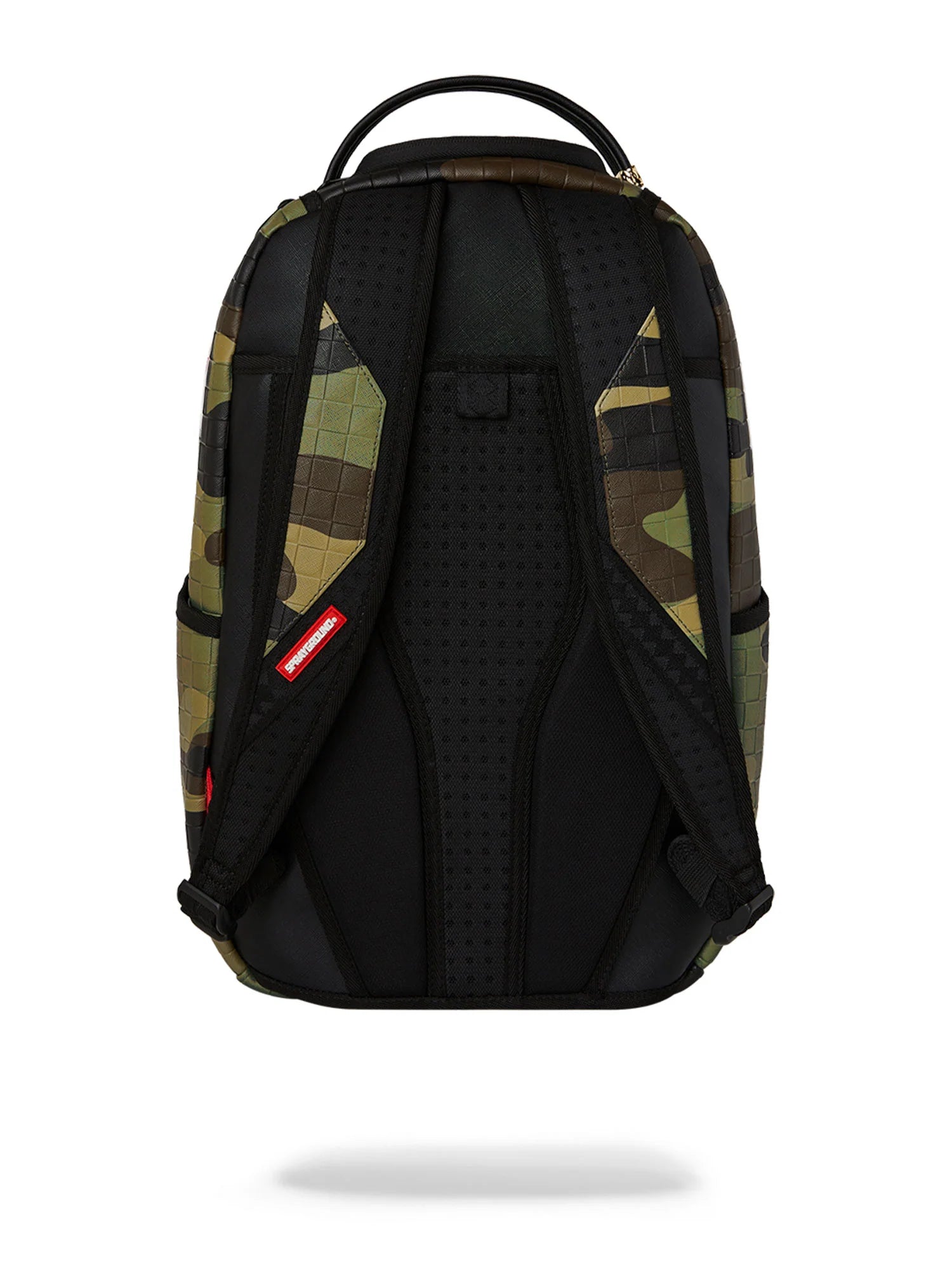 Sprayground 910B7654 Woodland Camo Check Backpack - Green