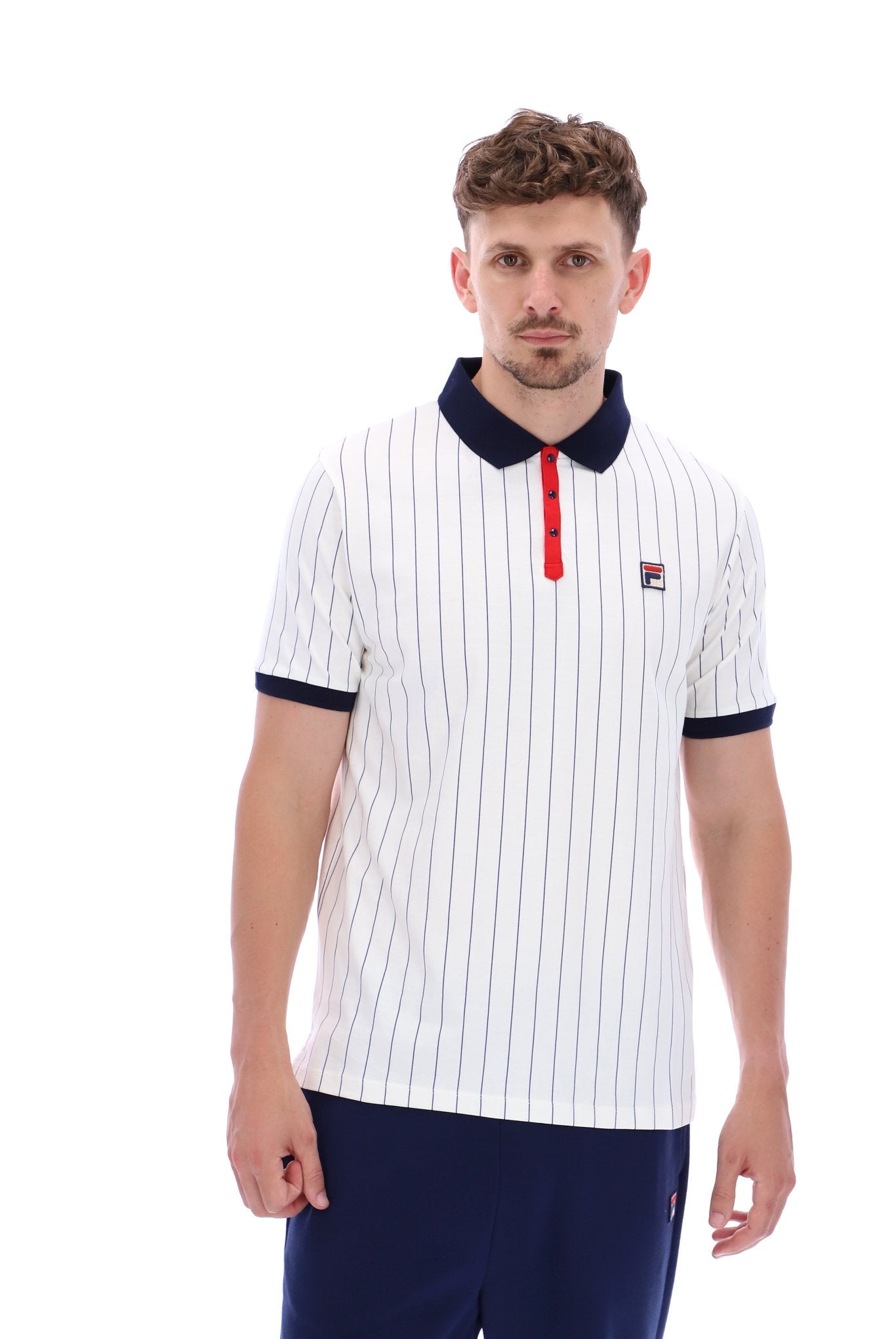 Fila Bb1 Classic Vintage Polo Shirt Gardenia