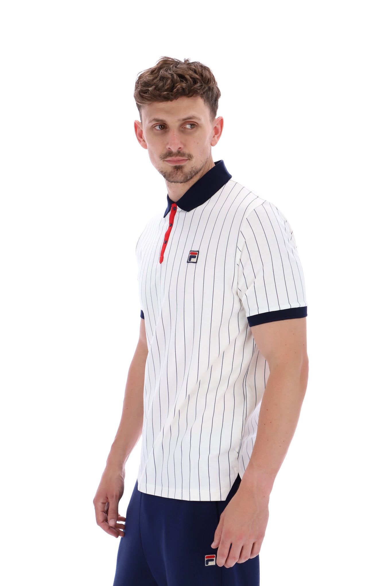 Fila Bb1 Classic Vintage Polo Shirt Gardenia