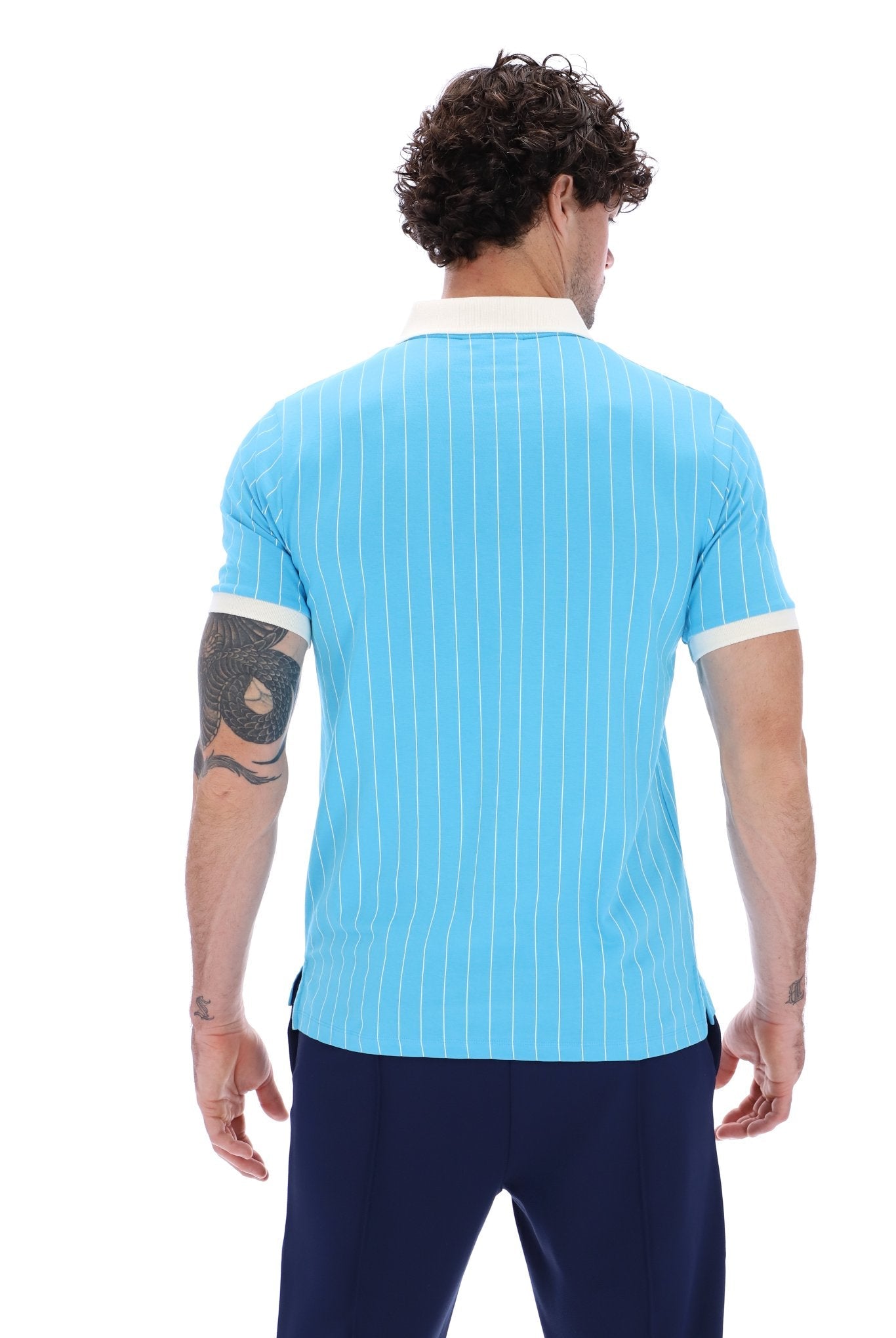 Fila BB1 Classic Polo Shirt Cyan