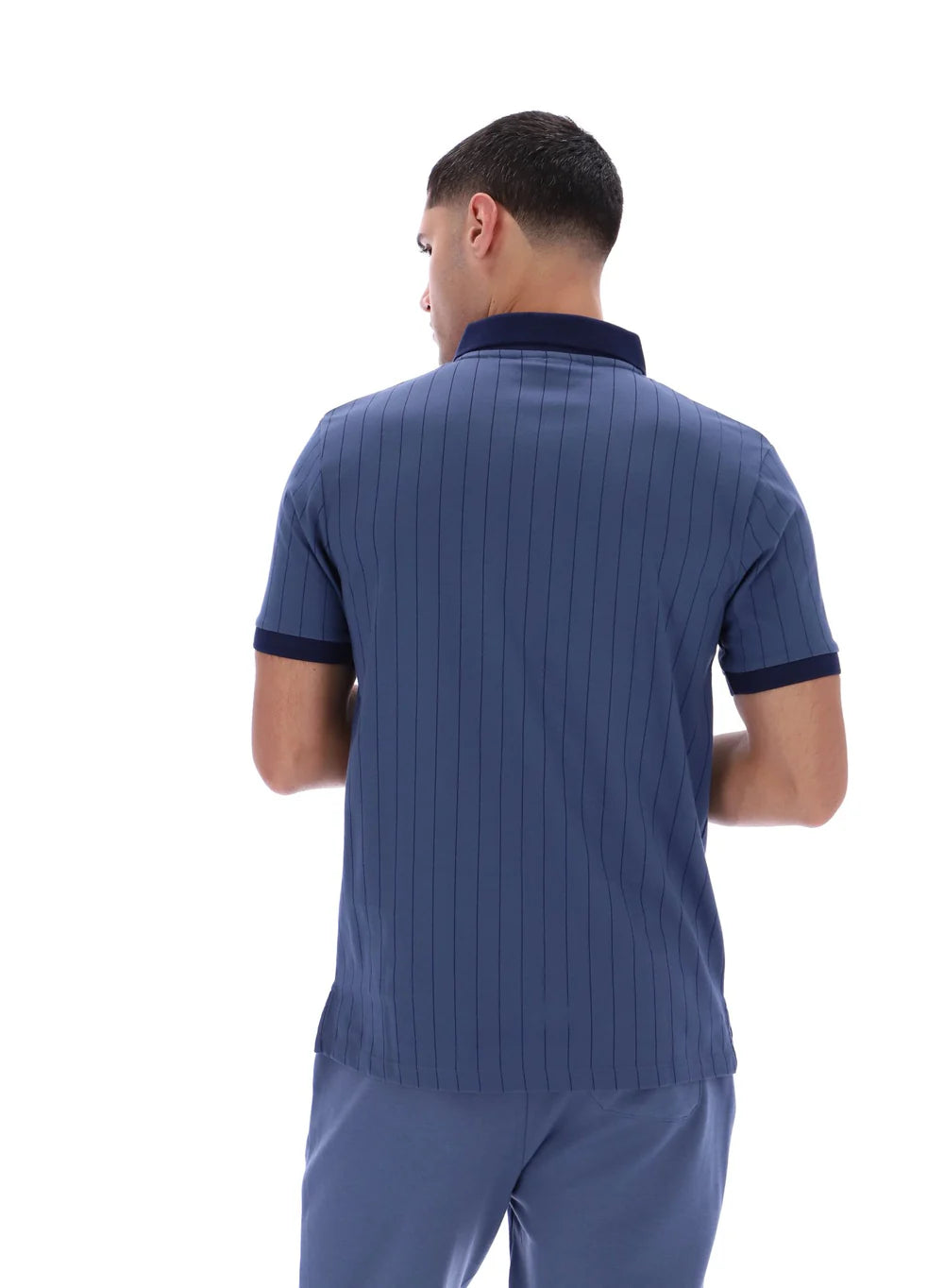 FILA BB1 Classic Vintage Striped Polo - Vintage Indigo/Gardenia/FILA Navy