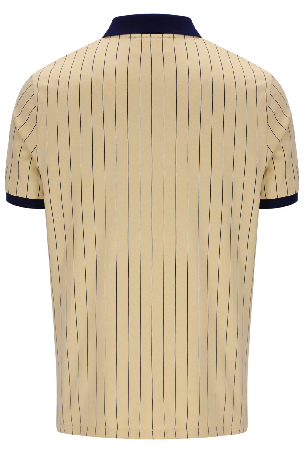 Fila LM1839AT Classic Vintage Striped Polo T-Shirt 921 Classic Beige/Fila Navy/Gardenia