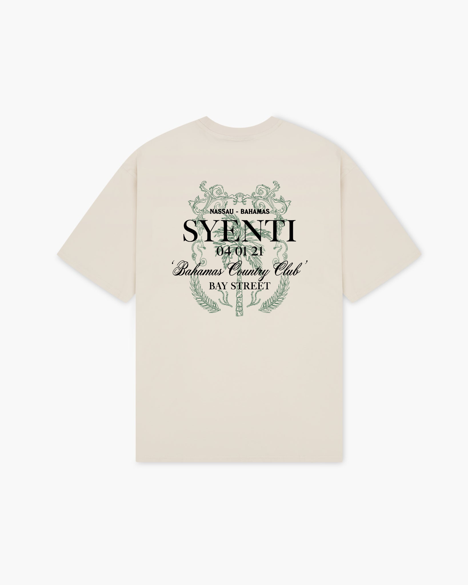Syenti Country Club T-Shirt - Light Stone