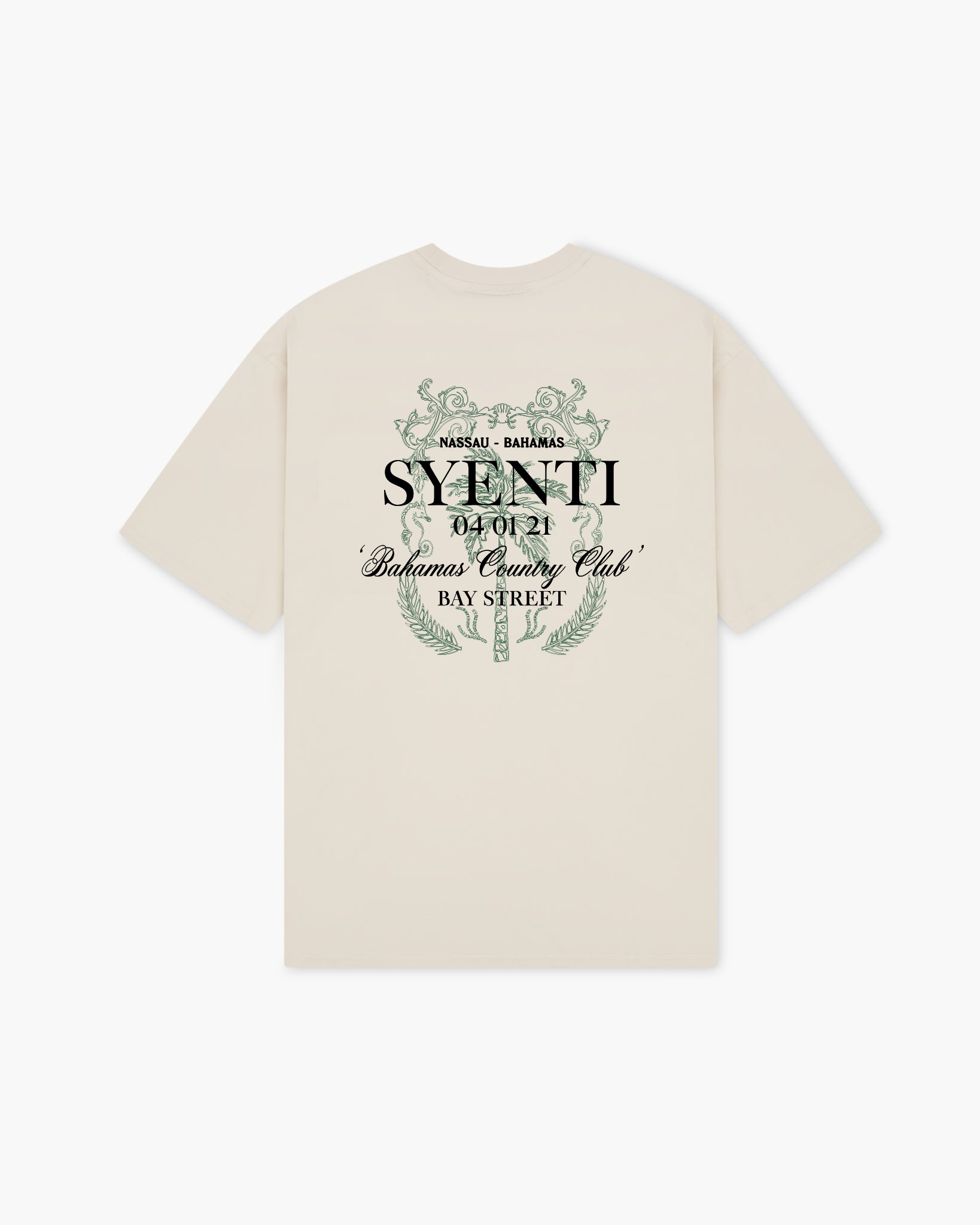 Syenti Country Club T-Shirt - Light Stone