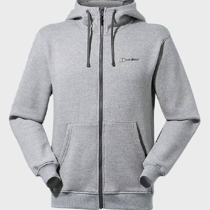 Bergahus Logo Full Zip Hoody Grey