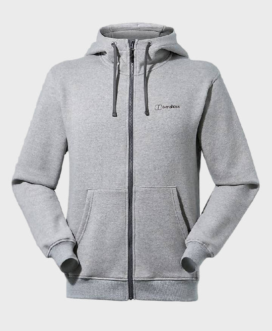 Bergahus Logo Full Zip Hoody Grey