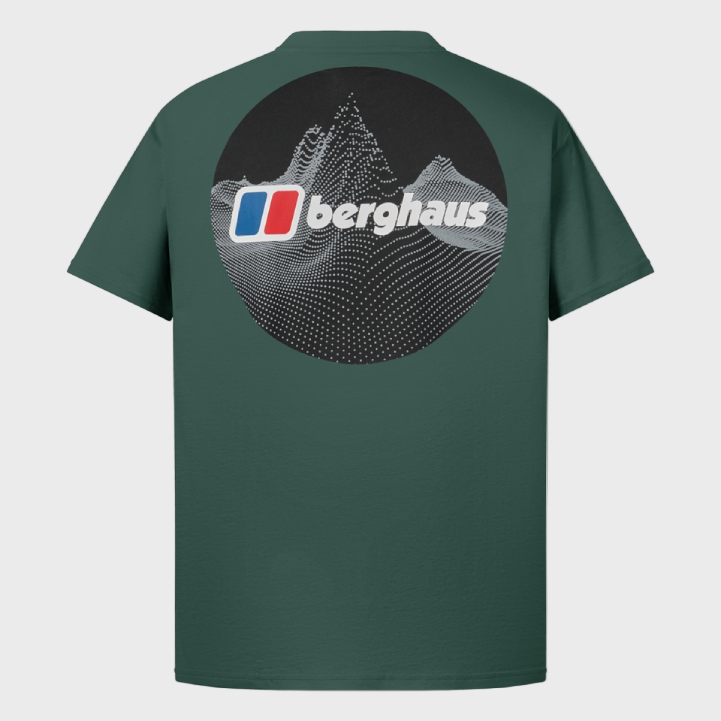 Berghaus Dotted Mountain T-Shirt - Green