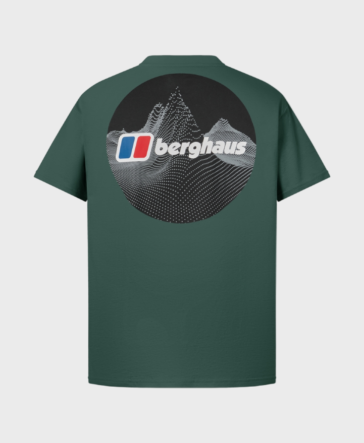 Berghaus Dotted Mountain T-Shirt - Green