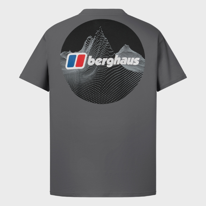 Berghaus Dotted Mountain T-Shirt - Grey