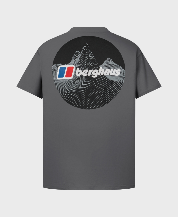 Berghaus Dotted Mountain T-Shirt - Grey