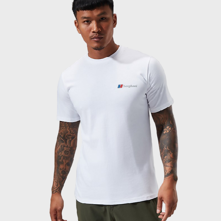 Berghaus Organic Classic Logo T-Shirt - White/White
