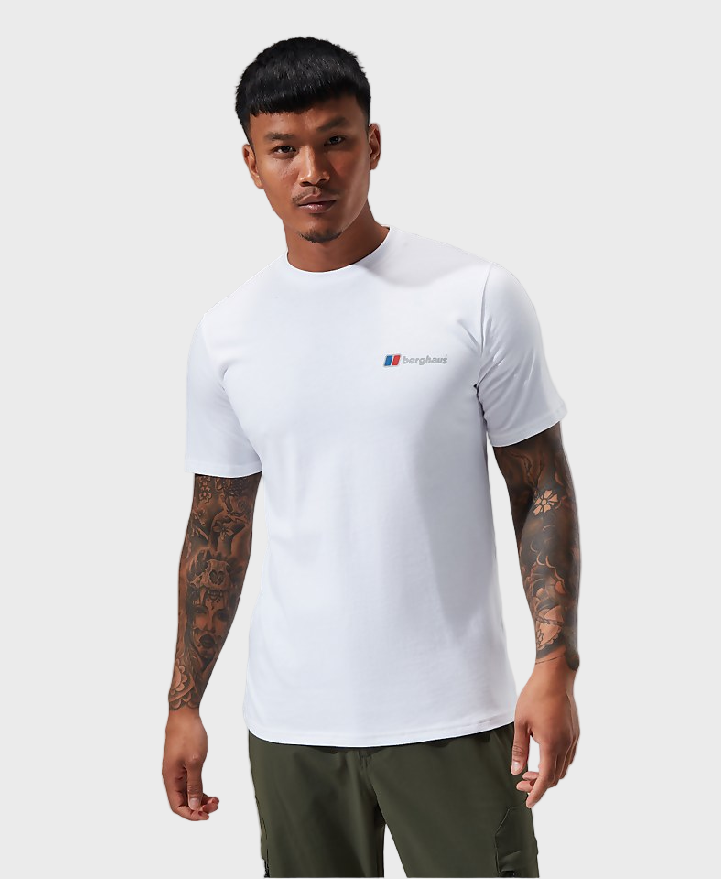 Berghaus Organic Classic Logo T-Shirt - White/White