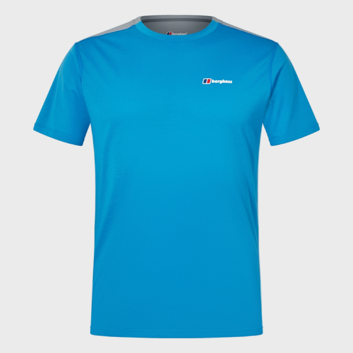 Berghaus Terrain Trek Tech T-Shirt - Blue/Grey