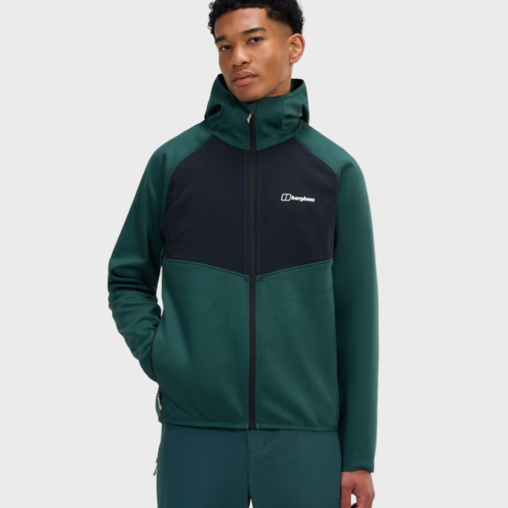 Berghaus Trawden Hybird Jacket - Dark Green/Black