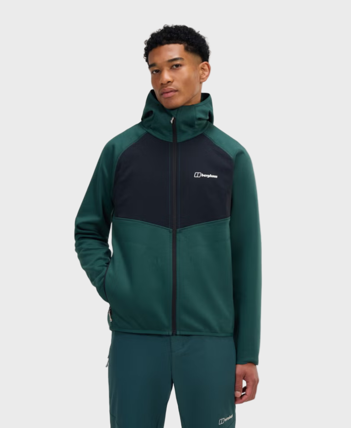 Berghaus Trawden Hybird Jacket - Dark Green/Black