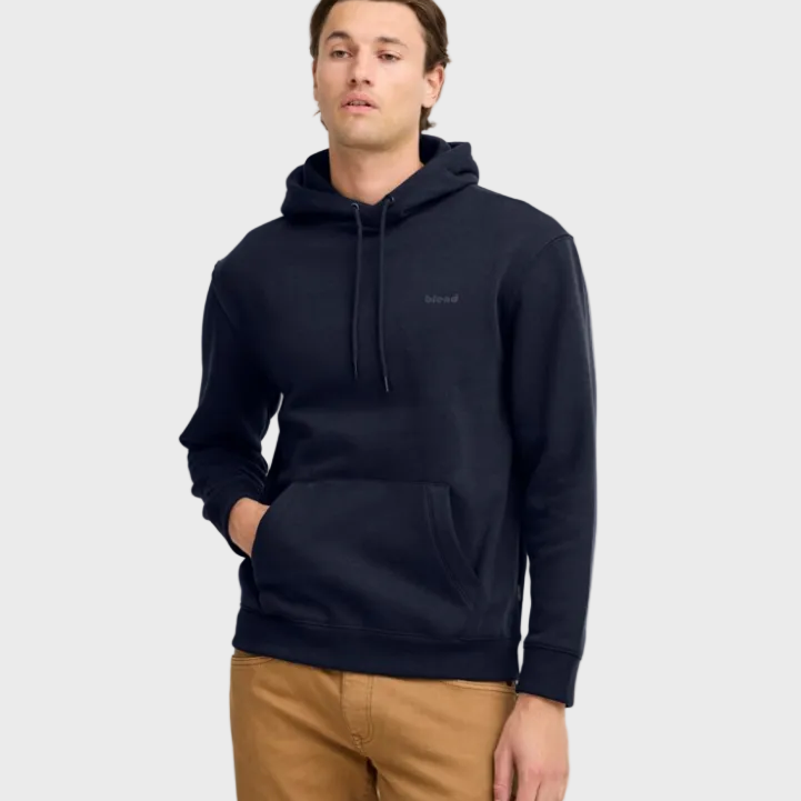 Blend Downtown Hooded Sweatshirt - Navy Blue