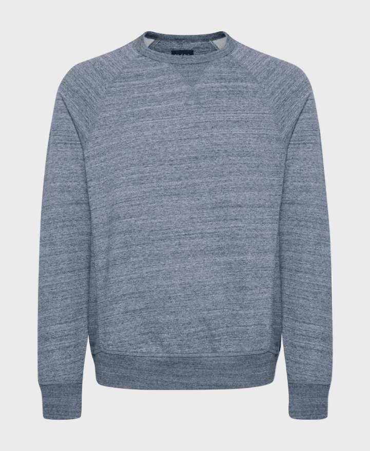 Blend Mens Nemo Marl Crew Neck Sweatshirt - Dark Navy Blue