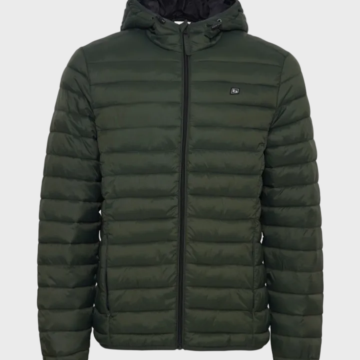 Blend Romsey Hooded Puffer Jacket - Green