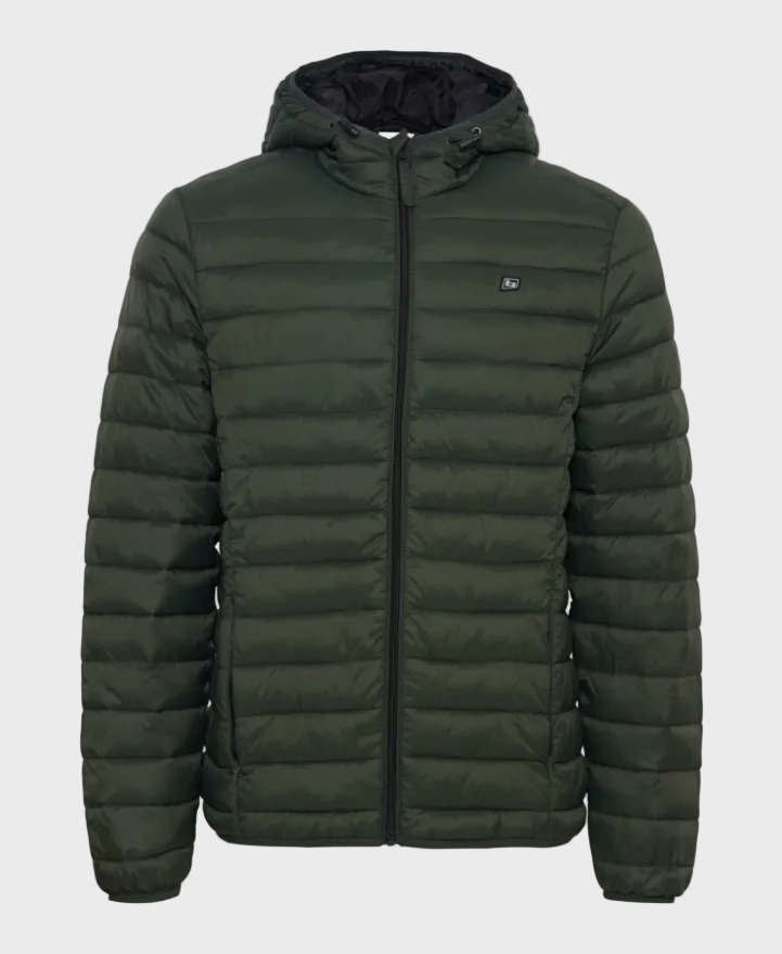 Blend Romsey Hooded Puffer Jacket - Green
