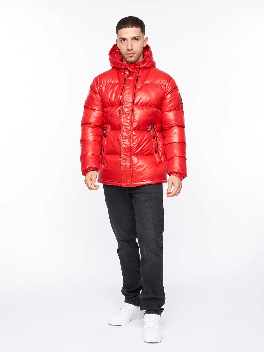 Crosshatch Croswell High Shine Puffer Jacket