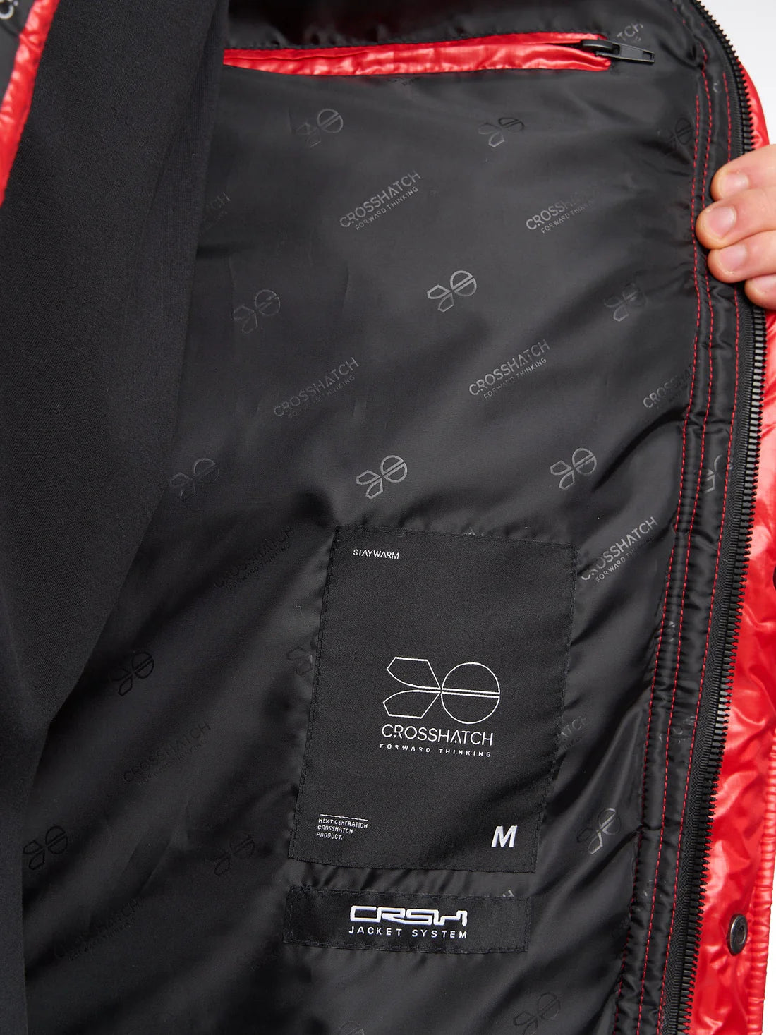 Crosshatch Croswell High Shine Puffer Jacket