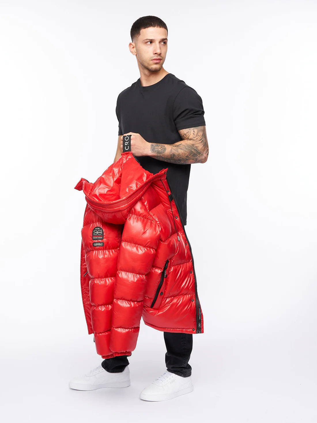 Crosshatch Croswell High Shine Puffer Jacket