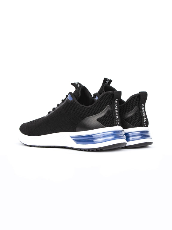Crosshatch Nyles Trainers - Black/lue