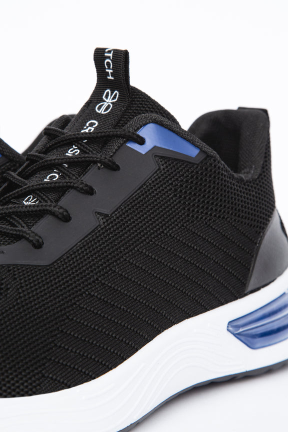 Crosshatch Nyles Trainers - Black/lue