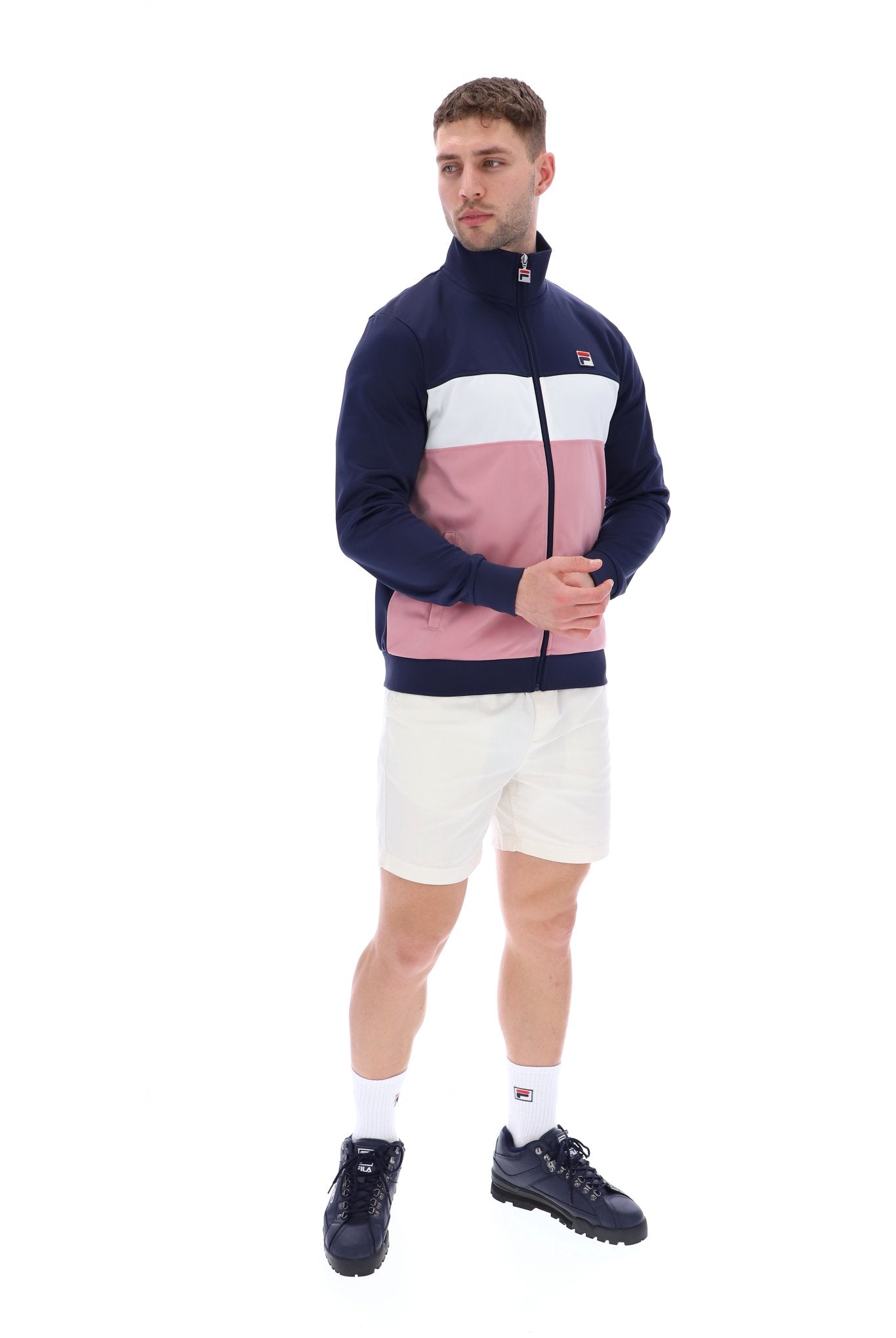 Fila Conrad Track Top Navy/Foxglove/Gardenia