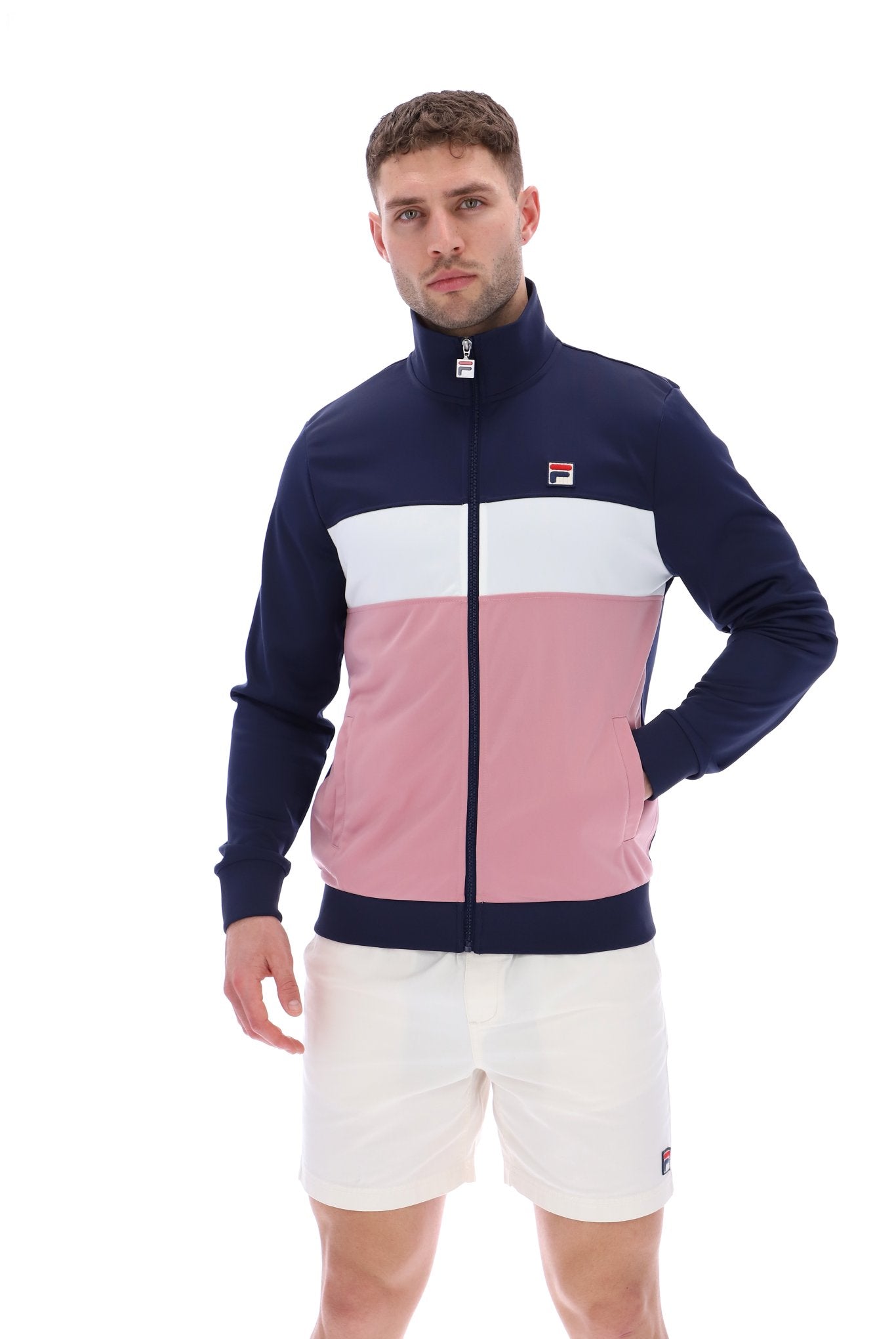 Fila Conrad Track Top Navy/Foxglove/Gardenia