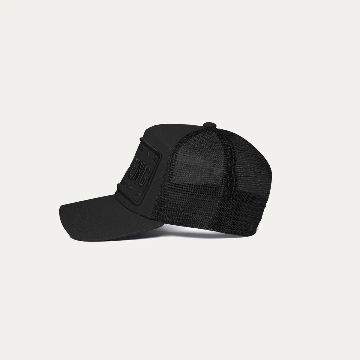 Christian Rose CR002BB iCONIC II Plate Hat - Black / Black