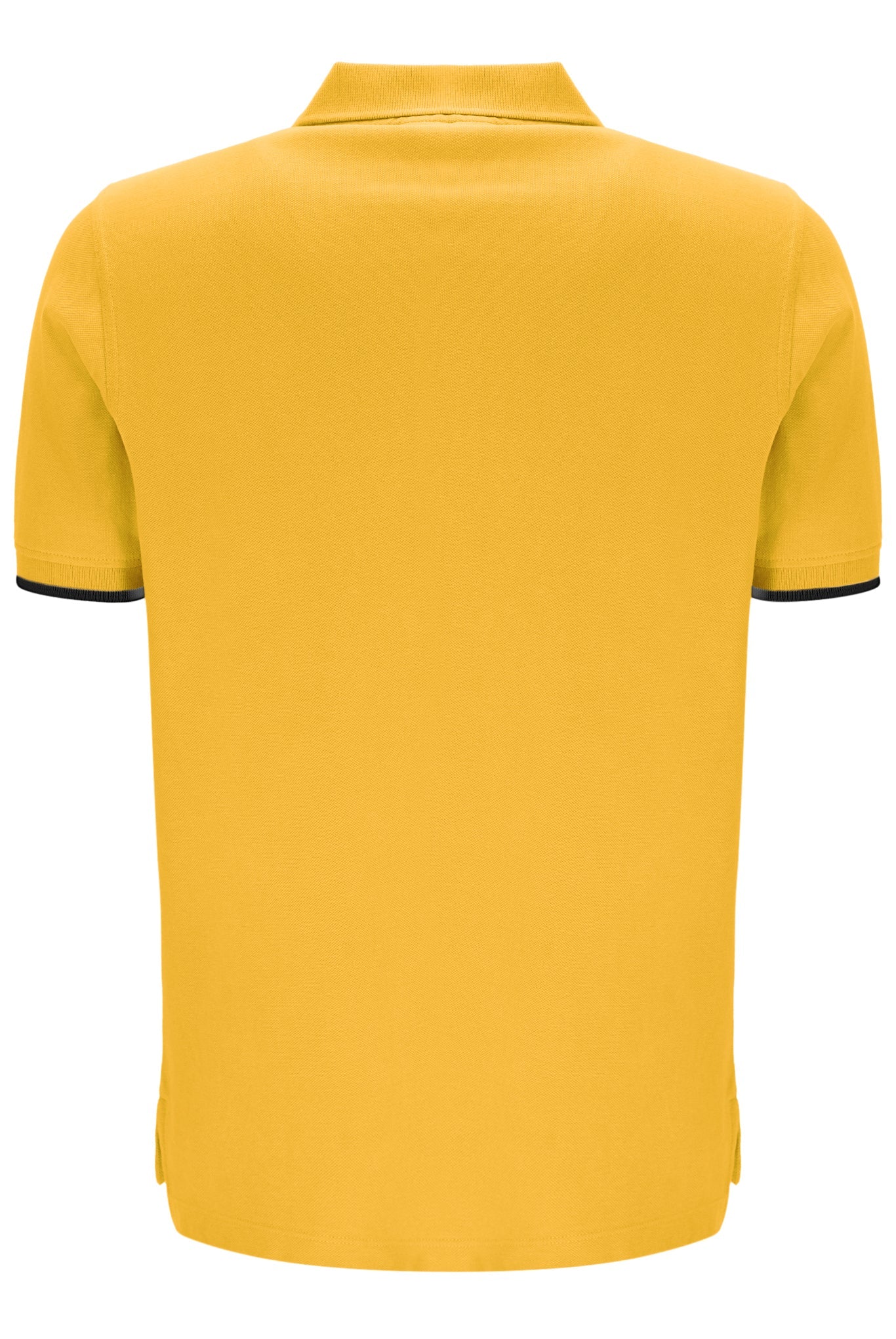 Fila Tipped Rib Basic Polo Shirt Amber Yellow