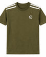 Sergio Tacchini STM12239 Locchi T-Shirt - Dark Olive/Gardenia