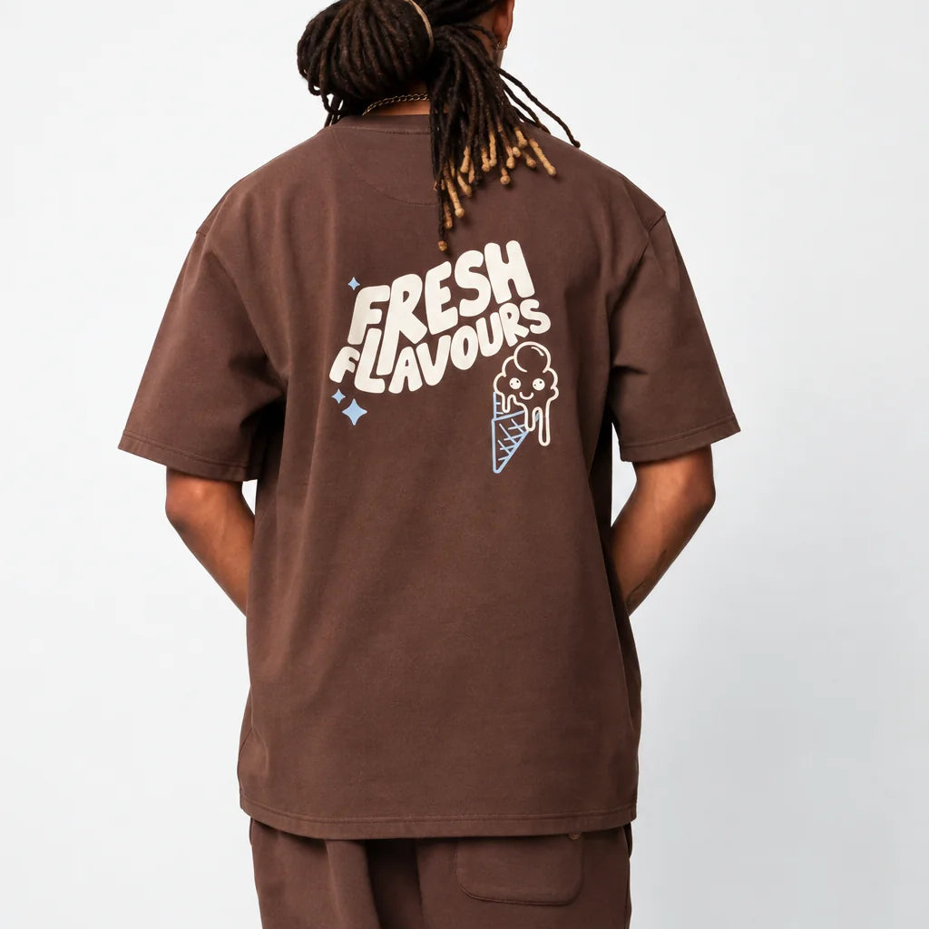 Fresh Flavours T-Shirt - Brown