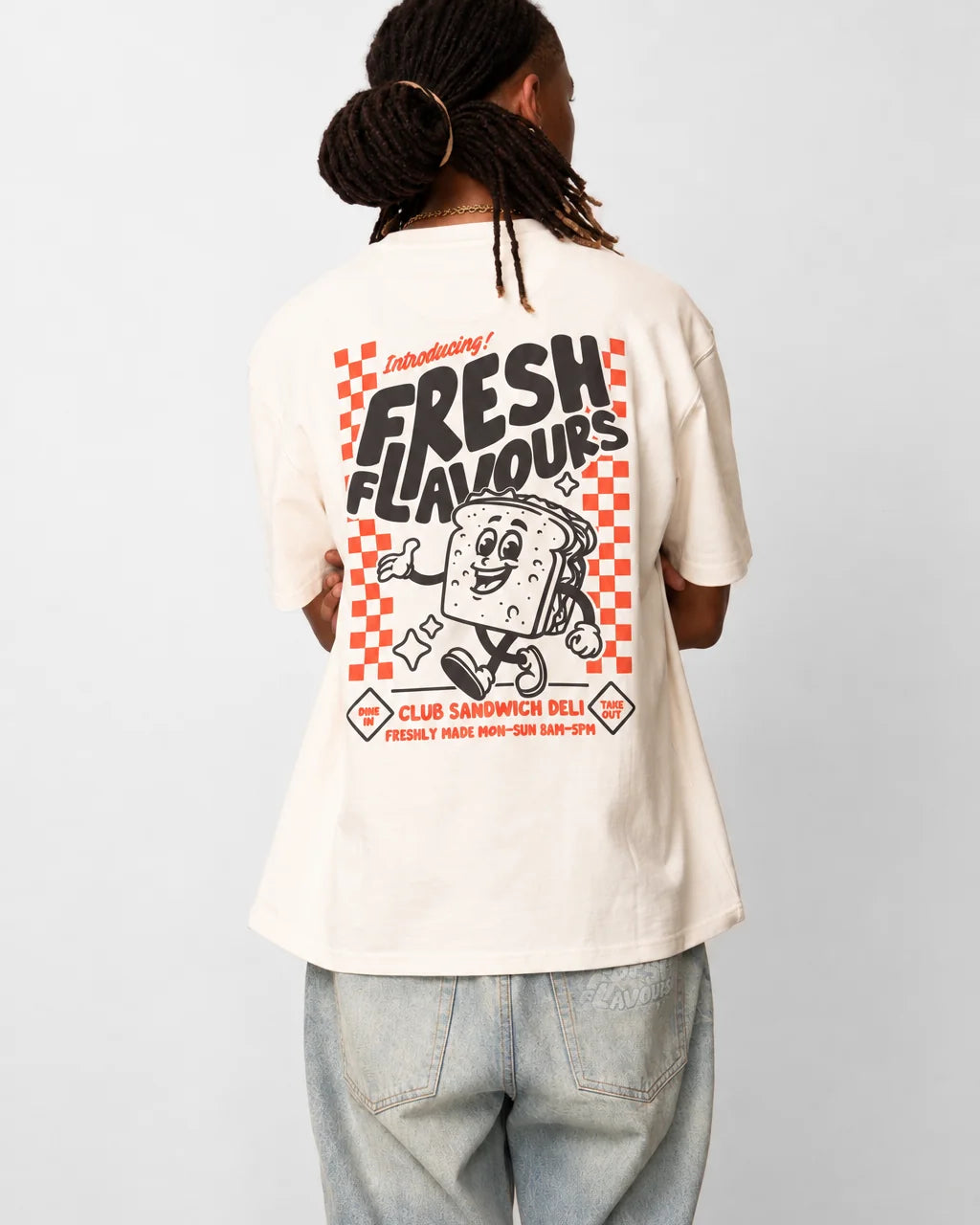 Fresh Flavours Deli T-Shirt - Ecru