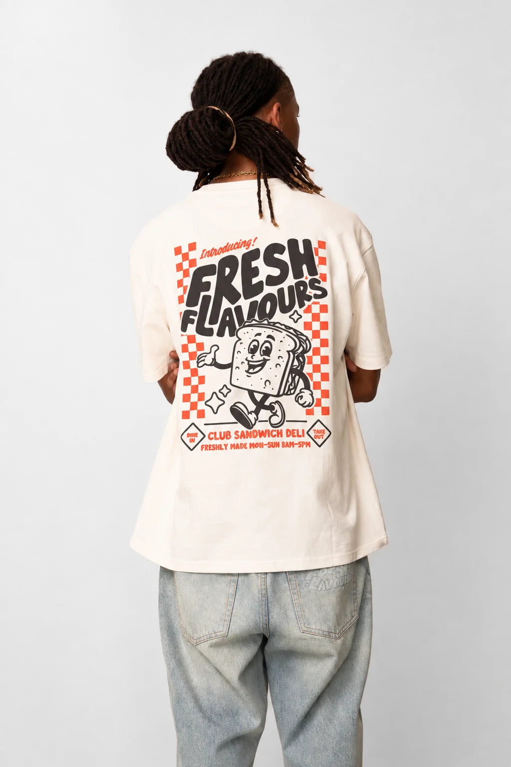 Fresh Flavours Deli T-Shirt - Ecru