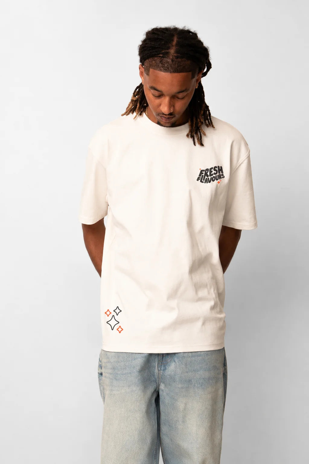 Fresh Flavours Deli T-Shirt - Ecru