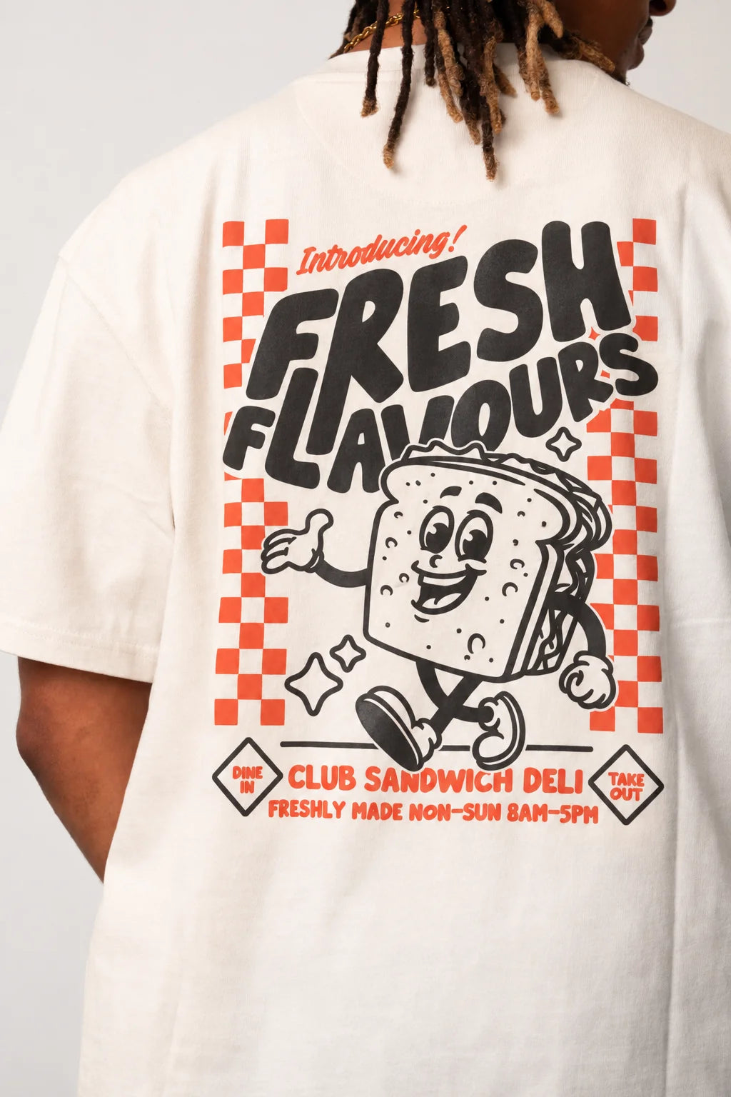 Fresh Flavours Deli T-Shirt - Ecru