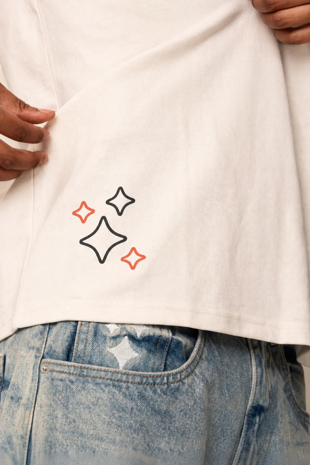 Fresh Flavours Deli T-Shirt - Ecru