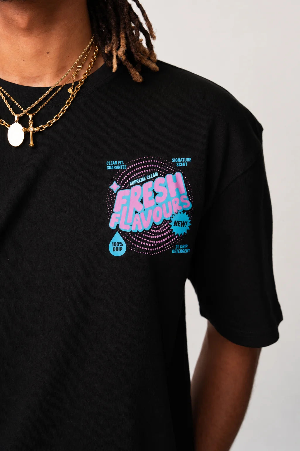 Fresh Flavours Detergent T-Shirt - Black
