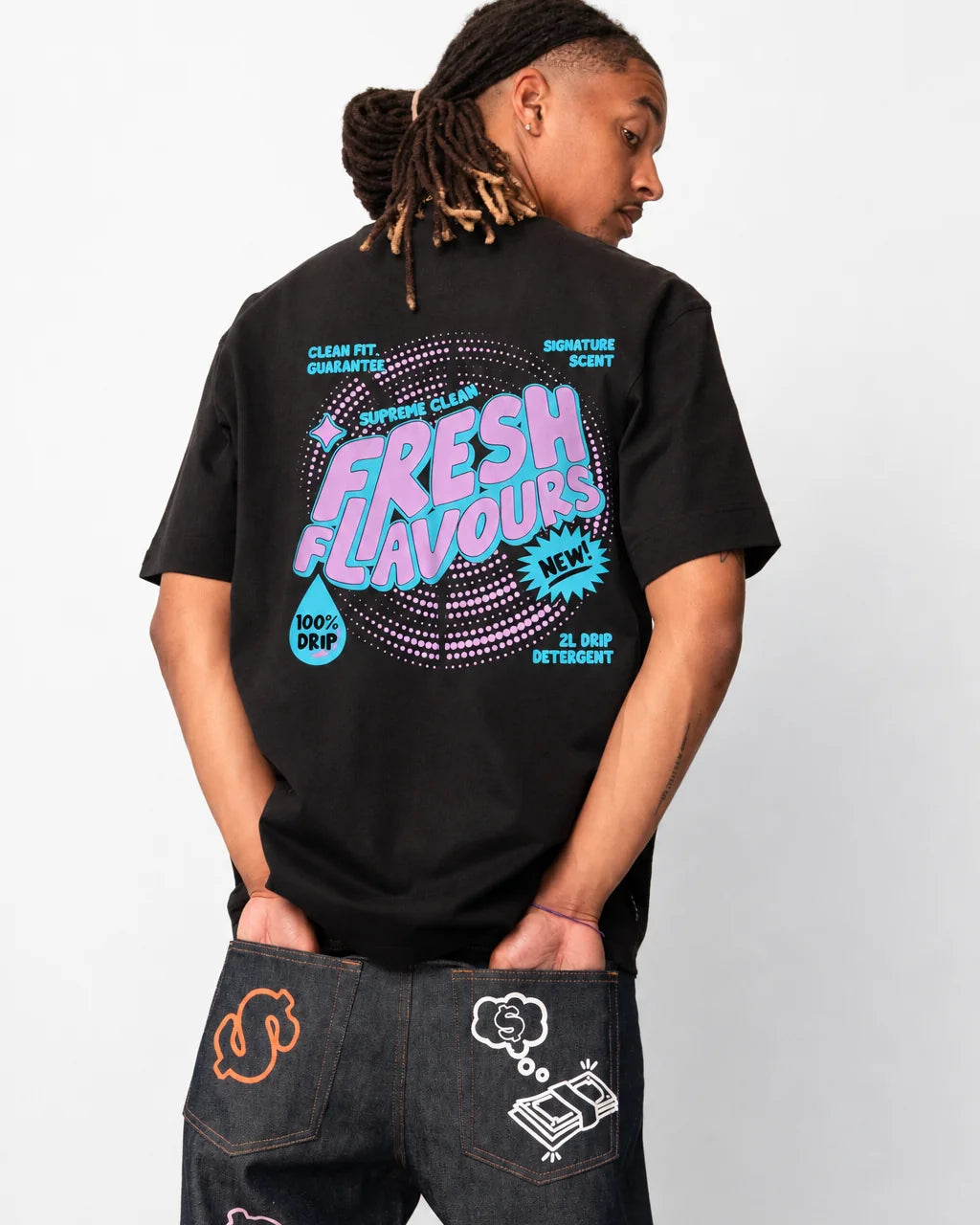 Fresh Flavours Detergent T-Shirt - Black
