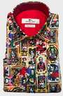 Claudio Lugli CP6965 The Supervillain Joker Shirt - Red