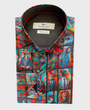 Claudio Lugli CP6967 Wildlife Framed Print Shirt - Black
