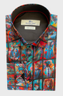 Claudio Lugli CP6967 Wildlife Framed Print Shirt - Black