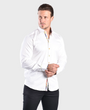 Claudio Lugli CP6969 Classic Signature Plain Shirt - White