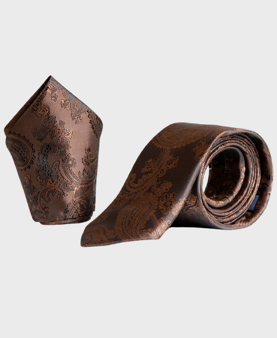 Marc Darcy Paisley Tie Set Coco