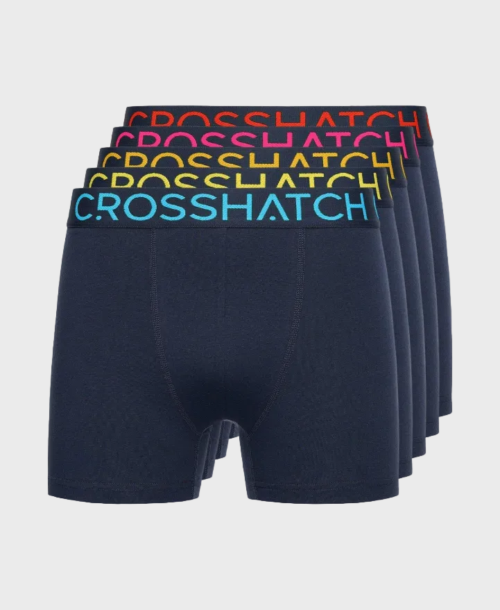 Crosshatch Chasma Boxers (5 Pack)
