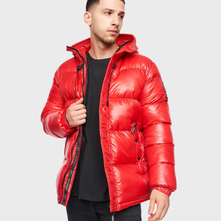 Crosshatch Croswell High Shine Puffer Jacket