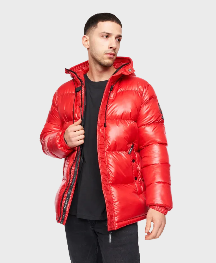Crosshatch Croswell High Shine Puffer Jacket