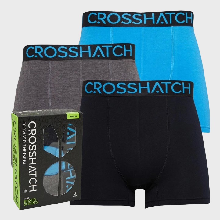 Crosshatch Knightling Boxer Shorts (3 Pack)